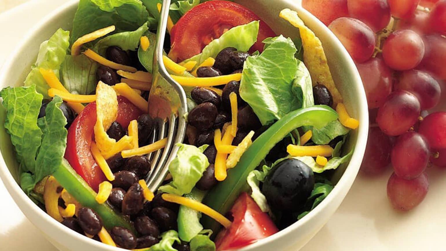 Fiesta Taco Salad with Beans